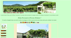 Desktop Screenshot of gite-planchetieu.fr